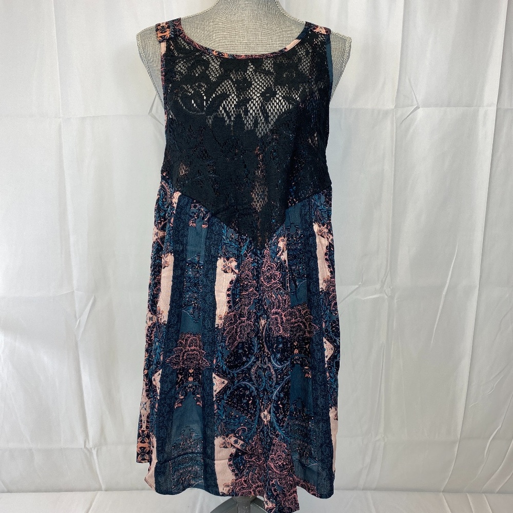 Free People Count Me In Trapeze Black Combo